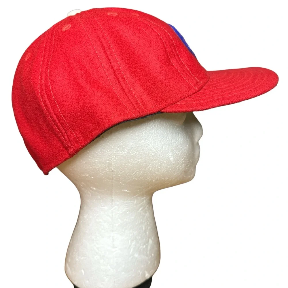 EFF Ebbets Field Flannels Vintage Hat Cap CA Logo Cali Wool Size 7- 7/8 Baseball